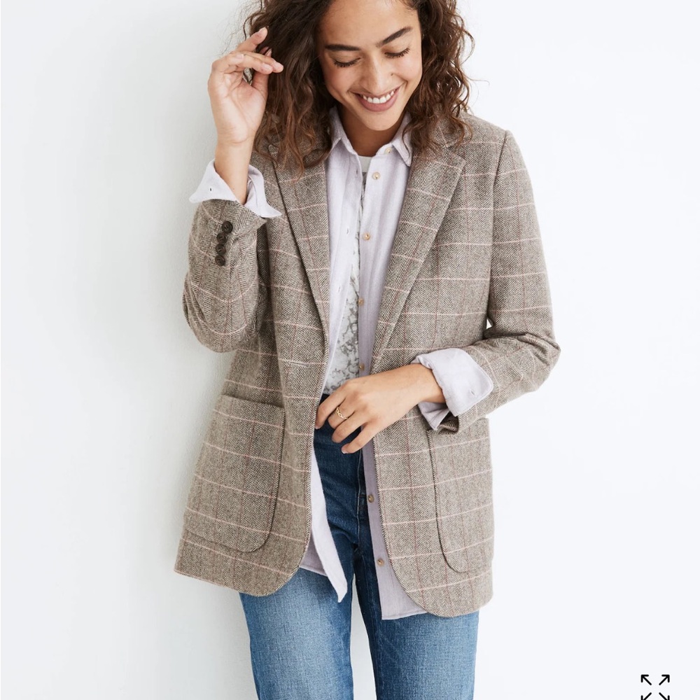 Madewell Larsen Tweed Blazer NWT